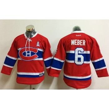 Canadiens #6 Shea Weber Red Stitched Youth NHL Jersey Canadiens #6 Shea Weber Red Stitched Youth NHL Jersey