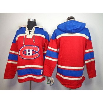 Canadiens Blank Red Sawyer Hooded Sweatshirt Stitched NHL Jersey Canadiens Blank Red Sawyer Hooded Sweatshirt Stitched NHL Jersey