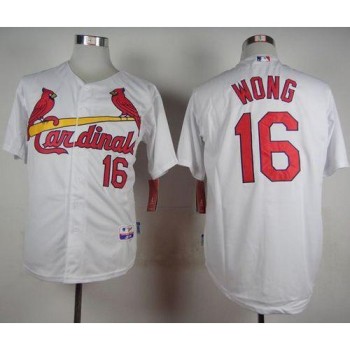 Cardinals #16 Kolten Wong White Cool Base Stitched MLB Jersey Cardinals #16 Kolten Wong White Cool Base Stitched MLB Jersey