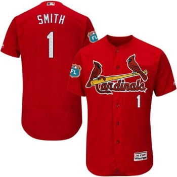 Cardinals #1 Ozzie Smith Red Flexbase Authentic Collection Stitched MLB Jersey Cardinals #1 Ozzie Smith Red Flexbase Authentic Collection Stitched MLB Jersey