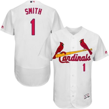 Cardinals #1 Ozzie Smith White Flexbase Authentic Collection Stitched MLB Jersey Cardinals #1 Ozzie Smith White Flexbase Authentic Collection Stitched MLB Jersey