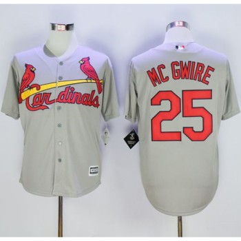 Cardinals #25 Mark McGwire Grey New Cool Base Stitched MLB Jersey Cardinals #25 Mark McGwire Grey New Cool Base Stitched MLB Jersey