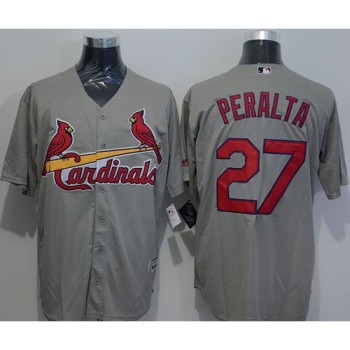 Cardinals #27 Jhonny Penalta Grey New Cool Base Stitched MLB Jersey Cardinals #27 Jhonny Penalta Grey New Cool Base Stitched MLB Jersey