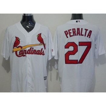 Cardinals #27 Jhonny Penalta White New Cool Base Stitched MLB Jersey Cardinals #27 Jhonny Penalta White New Cool Base Stitched MLB Jersey