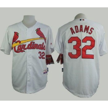 Cardinals #32 Matt Adams White Cool Base Stitched MLB Jersey Cardinals #32 Matt Adams White Cool Base Stitched MLB Jersey