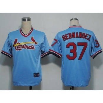 Cardinals #37 Keith Hernandez Blue Cooperstown Throwback Stitched MLB Jersey Cardinals #37 Keith Hernandez Blue Cooperstown Throwback Stitched MLB Jersey
