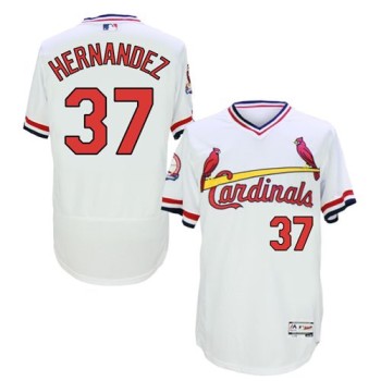 Cardinals #37 Keith Hernandez White Flexbase Authentic Collection Cooperstown Stitched MLB Jersey Cardinals #37 Keith Hernandez White Flexbase Authentic Collection Cooperstown Stitched MLB Jersey