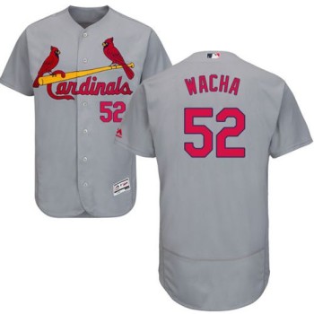 Cardinals #52 Michael Wacha Grey Flexbase Authentic Collection Stitched MLB Jersey Cardinals #52 Michael Wacha Grey Flexbase Authentic Collection Stitched MLB Jersey