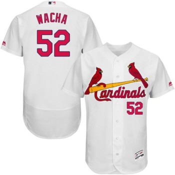 Cardinals #52 Michael Wacha White Flexbase Authentic Collection Stitched MLB Jersey Cardinals #52 Michael Wacha White Flexbase Authentic Collection Stitched MLB Jersey