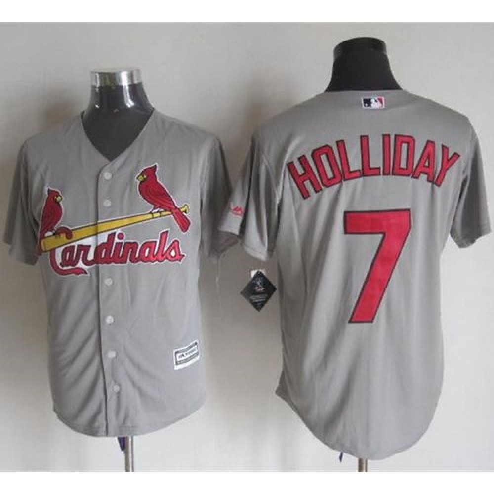 Cardinals #7 Matt Holliday Grey New Cool Base Stitched MLB Jersey