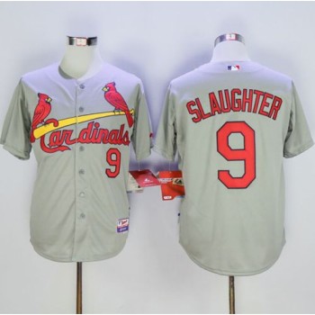 Cardinals #9 Enos Slaughter Grey Cool Base Stitched MLB Jersey Cardinals #9 Enos Slaughter Grey Cool Base Stitched MLB Jersey