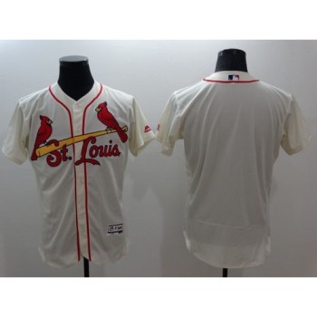 Cardinals Blank Cream Flexbase Authentic Collection Stitched MLB Jersey Cardinals Blank Cream Flexbase Authentic Collection Stitched MLB Jersey