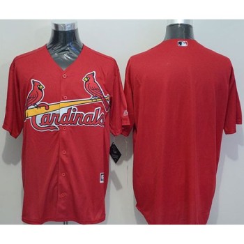 Cardinals Blank Red New Cool Base Stitched MLB Jersey