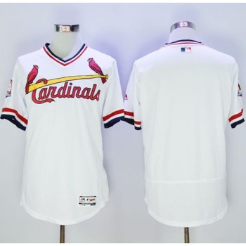 Cardinals Blank White Flexbase Authentic Collection Cooperstown Stitched MLB Jersey Cardinals Blank White Flexbase Authentic Collection Cooperstown Stitched MLB Jersey