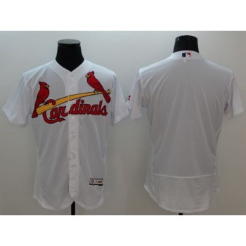 Cardinals Blank White Flexbase Authentic Collection Stitched MLB Jersey Cardinals Blank White Flexbase Authentic Collection Stitched MLB Jersey