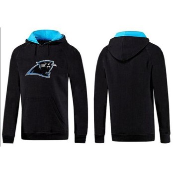 Carolina Panthers Logo Pullover Hoodie Black & Blue Carolina Panthers Logo Pullover Hoodie Black & Blue