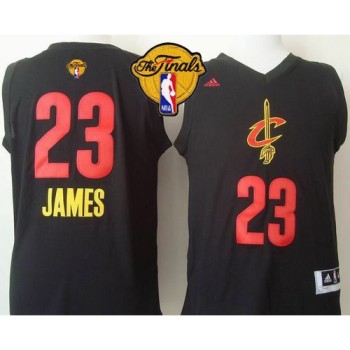 Cavaliers #23 LeBron James Black New Fashion The Finals Patch Stitched NBA Jersey Cavaliers #23 LeBron James Black New Fashion The Finals Patch Stitched NBA Jersey