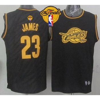 Cavaliers #23 LeBron James Black Precious Metals Fashion The Finals Patch Stitched NBA Jersey Cavaliers #23 LeBron James Black Precious Metals Fashion The Finals Patch Stitched NBA Jersey
