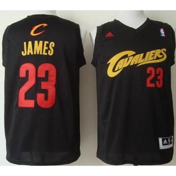 Cavaliers #23 LeBron James Black(Red No.) Fashion Stitched NBA Jersey Cavaliers #23 LeBron James Black(Red No.) Fashion Stitched NBA Jersey