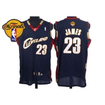 Cavaliers #23 LeBron James Blue The Finals Patch Stitched NBA Jersey Cavaliers #23 LeBron James Blue The Finals Patch Stitched NBA Jersey