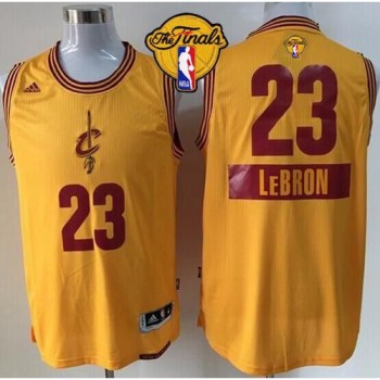 Cavaliers #23 LeBron James Gold 2014-15 Christmas Day The Finals Patch Stitched Youth NBA Jersey Cavaliers #23 LeBron James Gold 2014-15 Christmas Day The Finals Patch Stitched Youth NBA Jersey