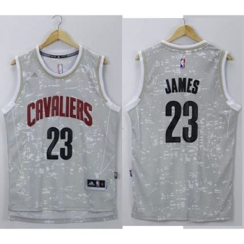 Cavaliers #23 LeBron James Grey City Light Stitched NBA Jersey Cavaliers #23 LeBron James Grey City Light Stitched NBA Jersey