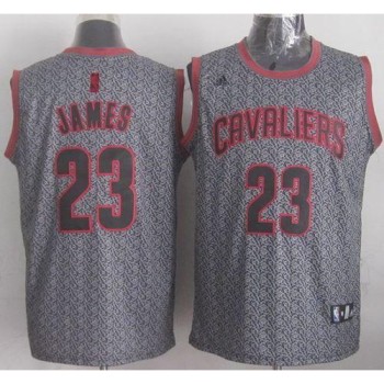 Cavaliers #23 LeBron James Grey Static Fashion Stitched NBA Jersey Cavaliers #23 LeBron James Grey Static Fashion Stitched NBA Jersey