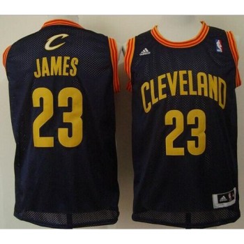 Cavaliers #23 LeBron James Navy Blue Throwback Stitched NBA Jersey Cavaliers #23 LeBron James Navy Blue Throwback Stitched NBA Jersey