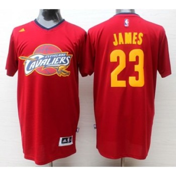 Cavaliers #23 LeBron James Red Short Sleeve Fashion Stitched NBA Jersey Cavaliers #23 LeBron James Red Short Sleeve Fashion Stitched NBA Jersey
