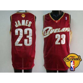 Cavaliers #23 LeBron James Red The Finals Patch Stitched NBA Jersey Cavaliers #23 LeBron James Red The Finals Patch Stitched NBA Jersey