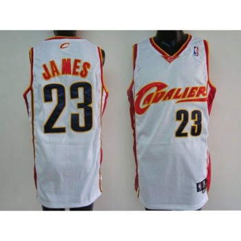 Cavaliers #23 LeBron James Stitched White NBA Jersey Cavaliers #23 LeBron James Stitched White NBA Jersey