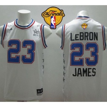 Cavaliers #23 LeBron James White 2015 All Star The Finals Patch Stitched NBA Jersey Cavaliers #23 LeBron James White 2015 All Star The Finals Patch Stitched NBA Jersey