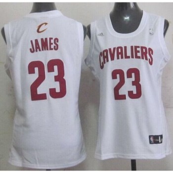 Cavaliers #23 LeBron James White Women's Fashion Stitched NBA Jersey Cavaliers #23 LeBron James White Women's Fashion Stitched NBA Jersey
