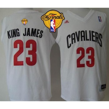 Cavaliers #23 LeBron James White  Cavaliers #23 LeBron James White