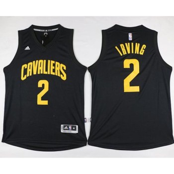 Cavaliers #2 Kyrie Irving Black Fashion Stitched NBA Jersey Cavaliers #2 Kyrie Irving Black Fashion Stitched NBA Jersey