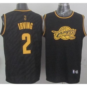 Cavaliers #2 Kyrie Irving Black Precious Metals Fashion Stitched NBA Jersey Cavaliers #2 Kyrie Irving Black Precious Metals Fashion Stitched NBA Jersey