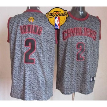 Cavaliers #2 Kyrie Irving Grey Static Fashion The Finals Patch Stitched NBA Jersey Cavaliers #2 Kyrie Irving Grey Static Fashion The Finals Patch Stitched NBA Jersey