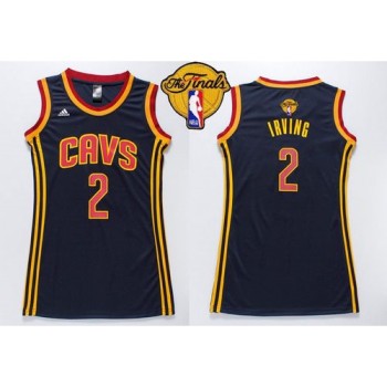 Cavaliers #2 Kyrie Irving Navy Blue The Finals Patch Women's Dress Stitched NBA Jersey Cavaliers #2 Kyrie Irving Navy Blue The Finals Patch Women's Dress Stitched NBA Jersey