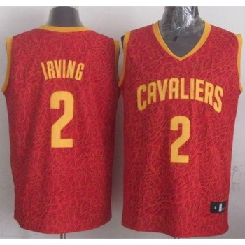 Cavaliers #2 Kyrie Irving Red Crazy Light Stitched NBA Jersey Cavaliers #2 Kyrie Irving Red Crazy Light Stitched NBA Jersey