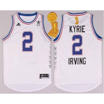 Cavaliers #2 Kyrie Irving White 2015 All Star The Champions Patch Stitched NBA Jersey Cavaliers #2 Kyrie Irving White 2015 All Star The Champions Patch Stitched NBA Jersey