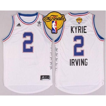 Cavaliers #2 Kyrie Irving White 2015 All Star The Finals Patch Stitched NBA Jersey Cavaliers #2 Kyrie Irving White 2015 All Star The Finals Patch Stitched NBA Jersey