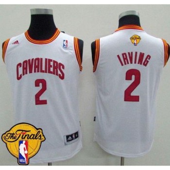Cavaliers #2 Kyrie Irving White The Finals Patch Stitched Youth NBA Jersey Cavaliers #2 Kyrie Irving White The Finals Patch Stitched Youth NBA Jersey