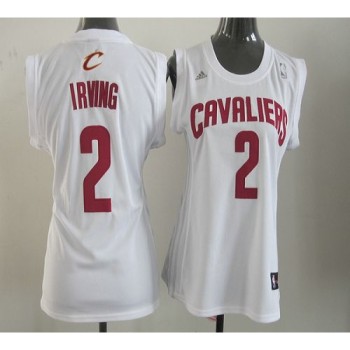 Cavaliers #2 Kyrie Irving White Women Fashion Stitched NBA Jersey Cavaliers #2 Kyrie Irving White Women Fashion Stitched NBA Jersey