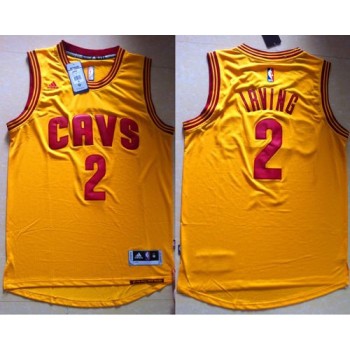 Cavaliers #2 Kyrie Irving Yellow Alternate Stitched NBA Jersey Cavaliers #2 Kyrie Irving Yellow Alternate Stitched NBA Jersey