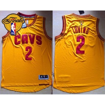 Cavaliers #2 Kyrie Irving Yellow Alternate The Finals Patch Stitched NBA Jersey Cavaliers #2 Kyrie Irving Yellow Alternate The Finals Patch Stitched NBA Jersey