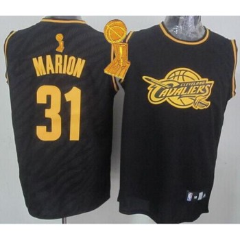 Cavaliers #31 Shawn Marion Black Precious Metals Fashion The Champions Patch Stitched NBA Jersey Cavaliers #31 Shawn Marion Black Precious Metals Fashion The Champions Patch Stitched NBA Jersey