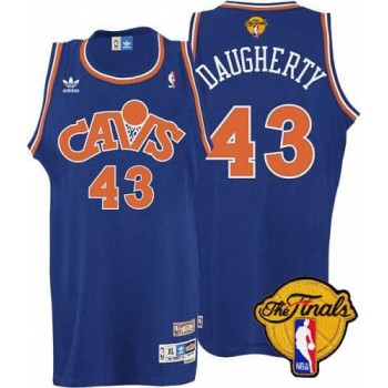 Cavaliers #43 Brad Daugherty Blue CAVS Throwback The Finals Patch Stitched NBA Jersey Cavaliers #43 Brad Daugherty Blue CAVS Throwback The Finals Patch Stitched NBA Jersey