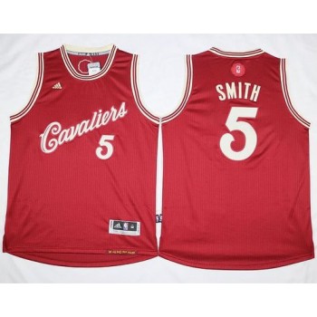 Cavaliers #5 J.R. Smith Red 2015-2016 Christmas Day Stitched NBA Jersey Cavaliers #5 J.R. Smith Red 2015-2016 Christmas Day Stitched NBA Jersey