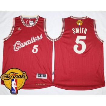 Cavaliers #5 J.R. Smith Red 2015-2016 Christmas Day The Finals Patch Stitched NBA Jersey Cavaliers #5 J.R. Smith Red 2015-2016 Christmas Day The Finals Patch Stitched NBA Jersey