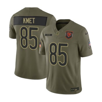 Youth's Chicago Bears #85 Cole Kmet Nike Olive 2025 Salute to Service Retired Limited Jersey Youth's Chicago Bears #85 Cole Kmet Nike Olive 2025 Salute to Service Retired Limited Jersey